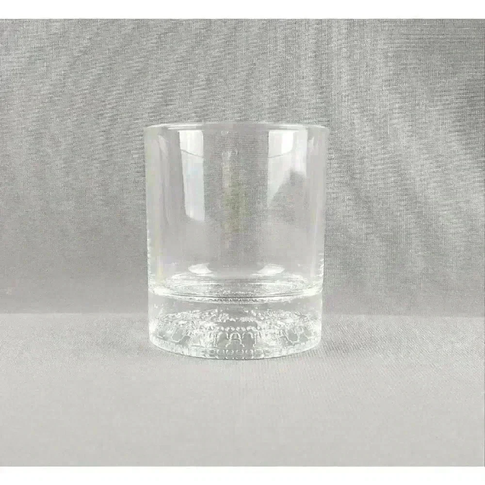 Crown Royal Canadian Whisky Lowball Old Fashioned Rocks Glass Embossed Bottom